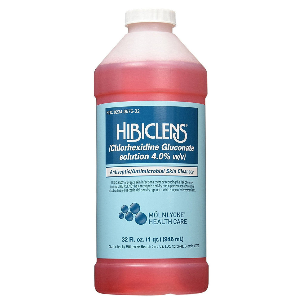 Hibiclens Antimicrobial and Antiseptic Skin Cleanser Liquid, 32 Oz